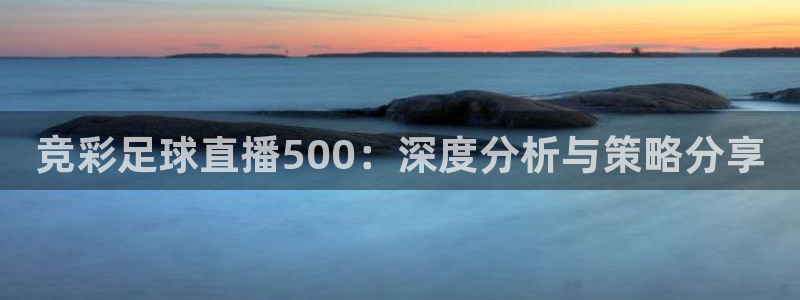 松鼠网官方下载：竞彩足球直播500：深度分析与策略分享