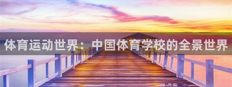 mk体育黑吗：体育运动世界：中国体育学校的全景世界
