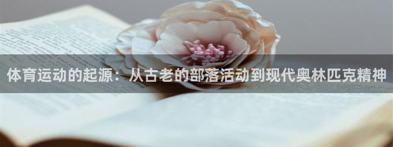 MK体育官方正版app娱乐40996:体育运动的起源:从古老